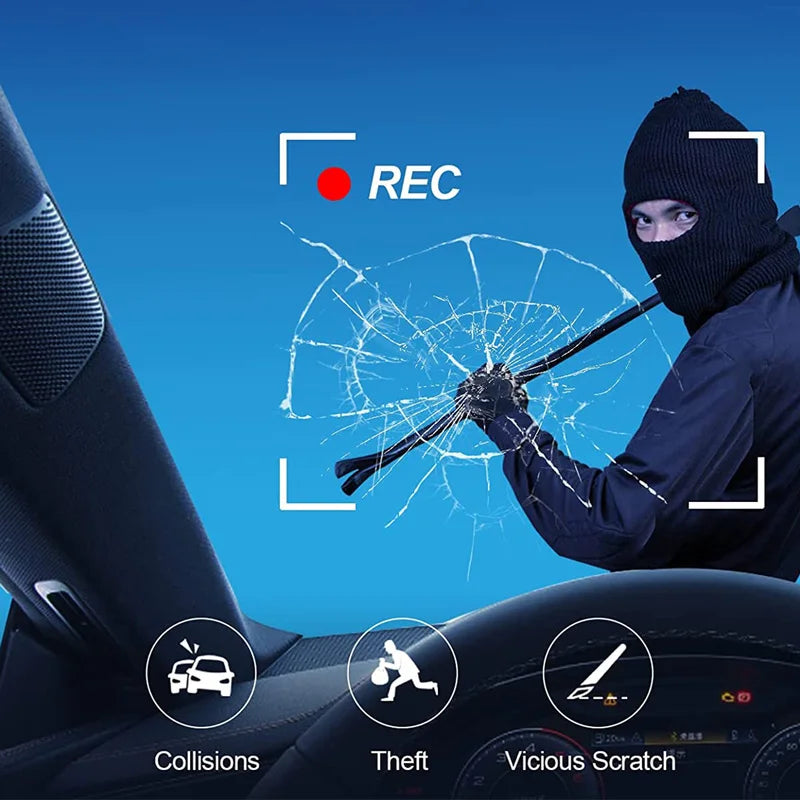 Baideluo 360° 4-Camera Dash Cam – Full Coverage Parking Guard & Night Vision DVR