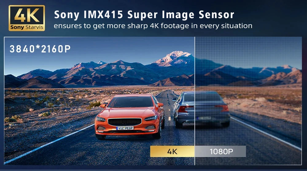 11.26” 4K Rearview Mirror DVR | CarPlay, Android Auto, GPS Ready
