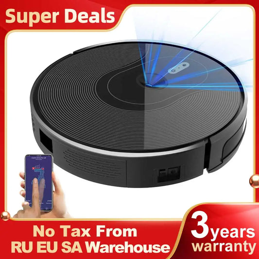 ABIR X6 Pro Robot Vacuum & Mop Combo – 6000Pa Power, Visual Mapping, Voice Control