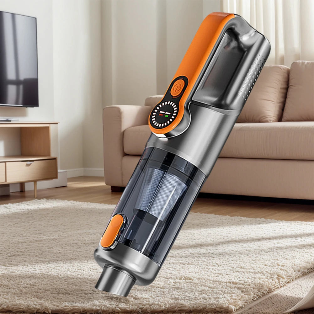 Alloet 2-in-1 Car Vacuum Cleaner & Compressed Air Duster – 17000Pa Suction, Rechargeable