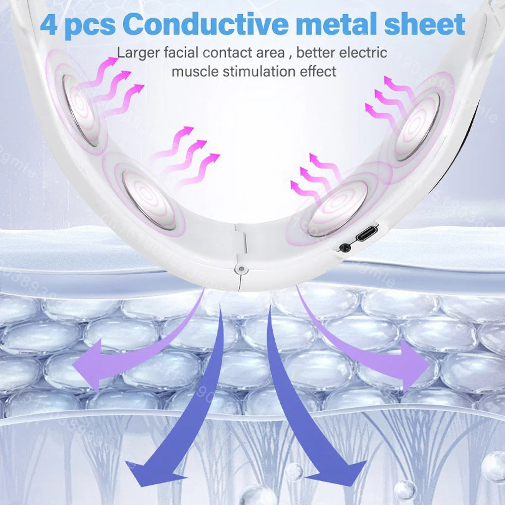 Voguish Facial Slimming Massager – EMS Microcurrent V-Line Lifting Tool