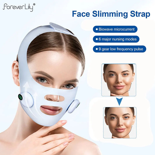 Foreverlily EMS Face Slimming Strap – V-Line Jawline Lifting & Firming Mask