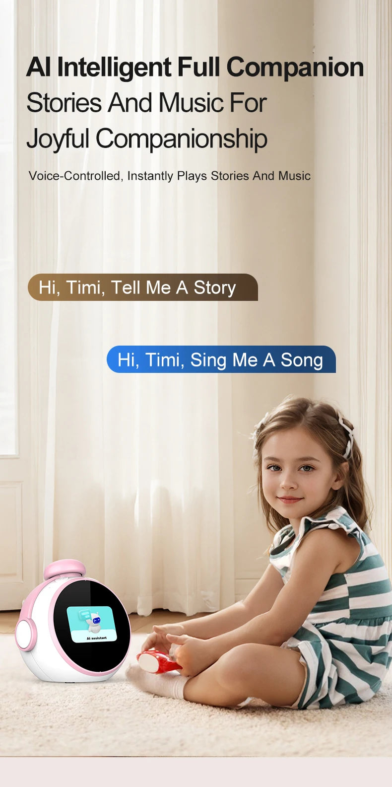 M8 AI Intelligent Robot – Smart Desktop Display Assistant