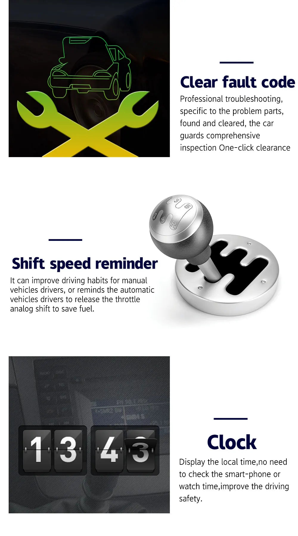 P15 OBD Smart Head-Up Display – Digital Speedometer, RPM, Water & Oil Temperature, Turbo Pressure, OBD2 Multi-Function HUD