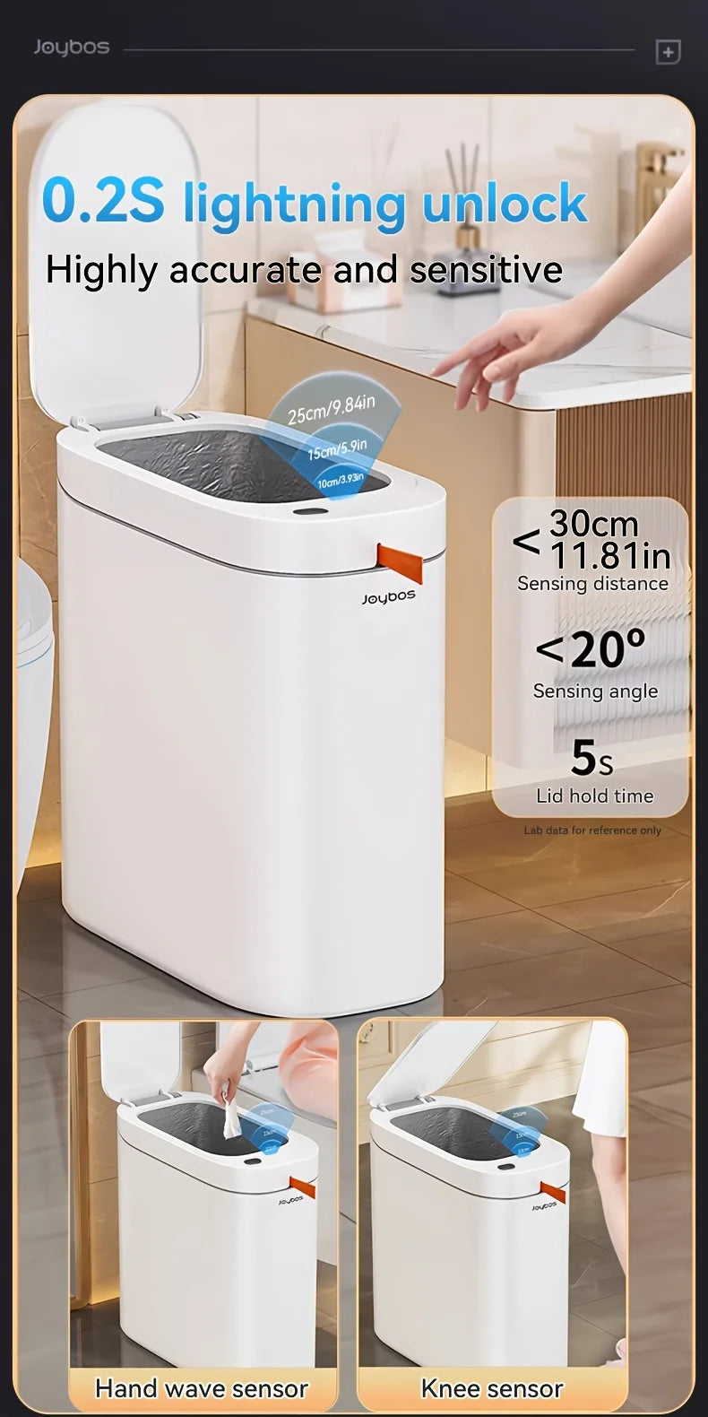 Smart Bag-Sucking Trash Can – Rechargeable Touchless Induction Waste Bin