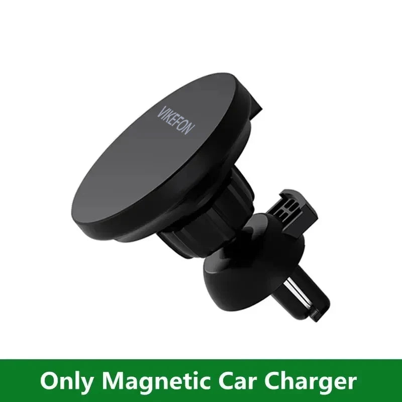 30W MagSafe-Style Car Charger – Magnetic Air Vent Phone Mount