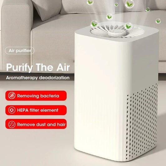 NOCCLILI Portable Air Purifier – H13 True HEPA, Negative Ion Deodorizer, USB Powered