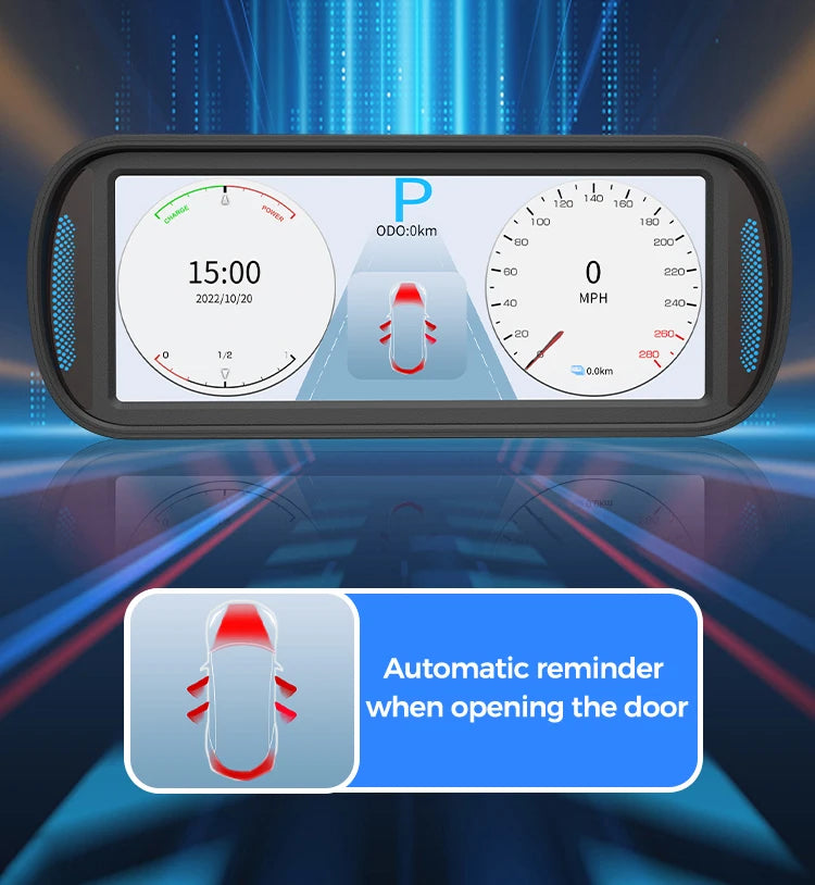 KWHUD 6.8″ Tesla Instrument Cluster HUD – HD IPS Dashboard Display for Model 3 & Model Y (2019–2022)