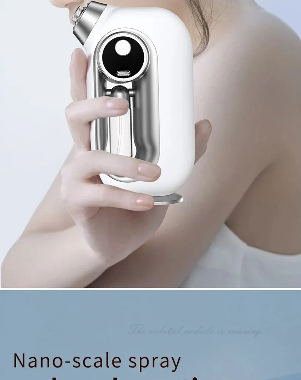 Vilnason ZYP-002 Hot & Cold Facial Steamer – Blue Light Nano Mist Oxygen Injector