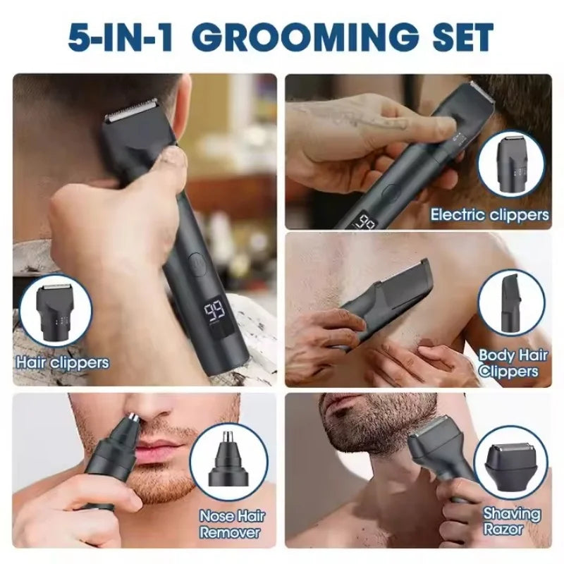 Xiaomi Multi-Purpose Hair Trimmer – Wet & Dry Grooming for Face, Body, Nose & Beard