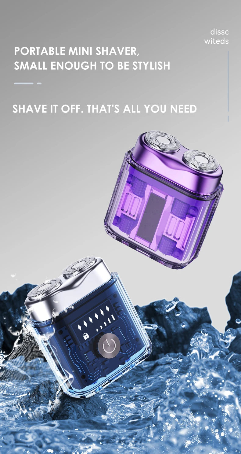 DUTRIEUX AMT1000 Rotary Electric Shaver – Waterproof Rechargeable Men’s Shaver