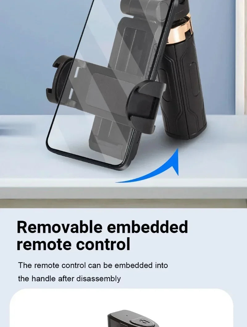 Bluetooth Selfie Stick Tripod – Aluminum Extendable Phone Stand with Remote Control