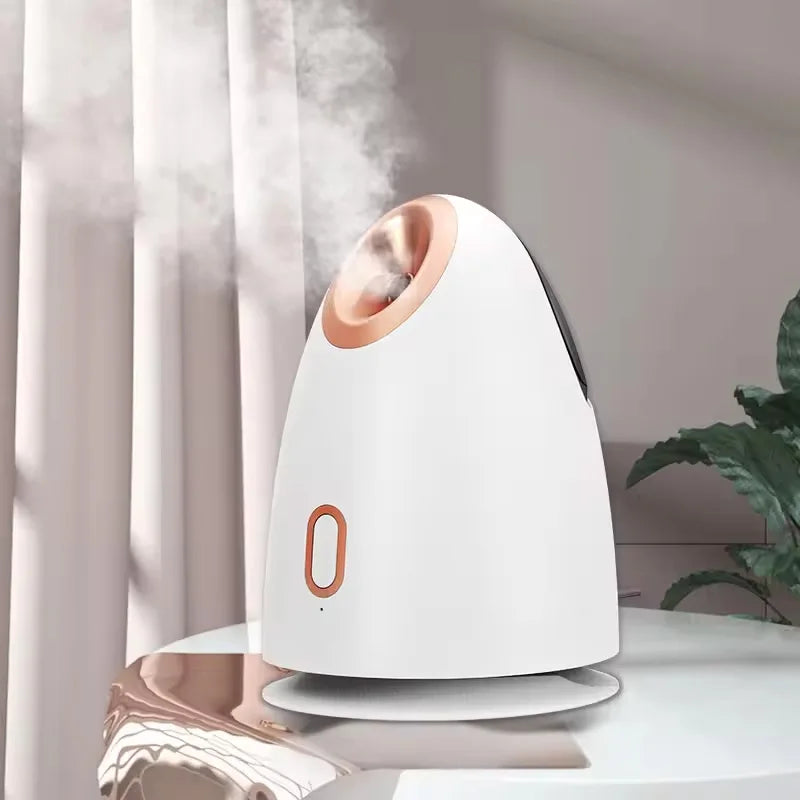 MIKO NICE Hot & Cold Ozone Facial Steamer – Portable Nano Ionic Face Sauna Moisturiser