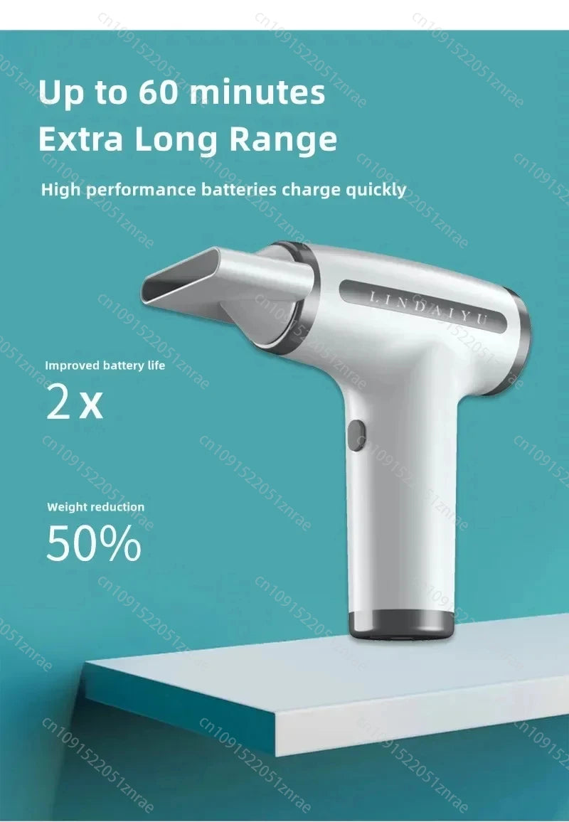 CHUBAN 4-in-1 Wireless Hair Dryer – USB Rechargeable Ionic Travel Blower
