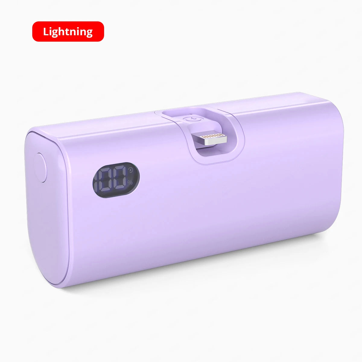 Pocket Power Bank 5000mAh – 22W PD Fast Charge with Foldable Plug