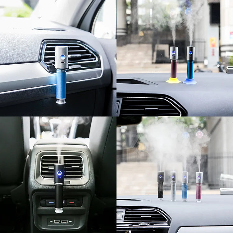 SWZ Mini Ultrasonic Humidifier & Mist Sprayer – USB Rechargeable Portable Air Moisturiser