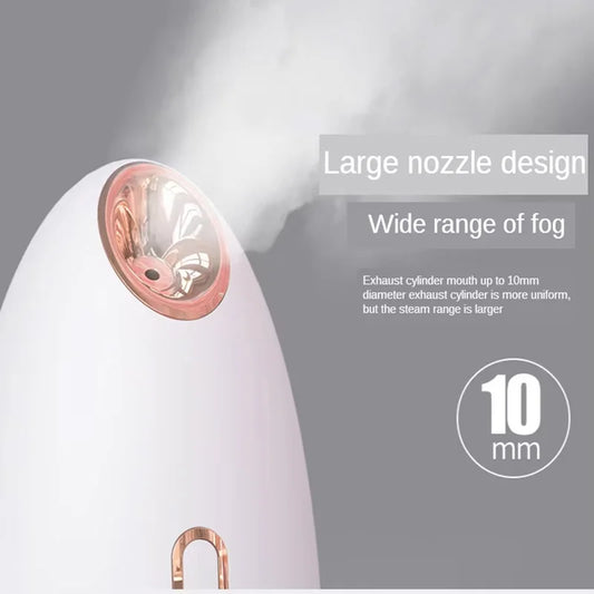 MIKO NICE Hot & Cold Ozone Facial Steamer – Portable Nano Ionic Face Sauna Moisturiser