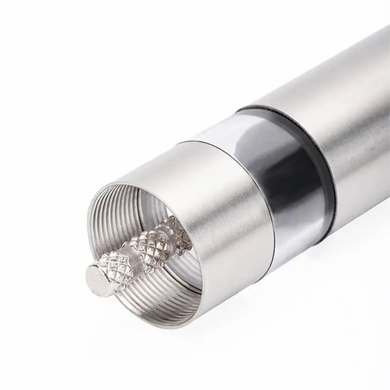 Stainless Steel Finger Salt & Pepper Grinder – Manual Thumb-Press Spice Mill (Eco-Friendly, No Battery)