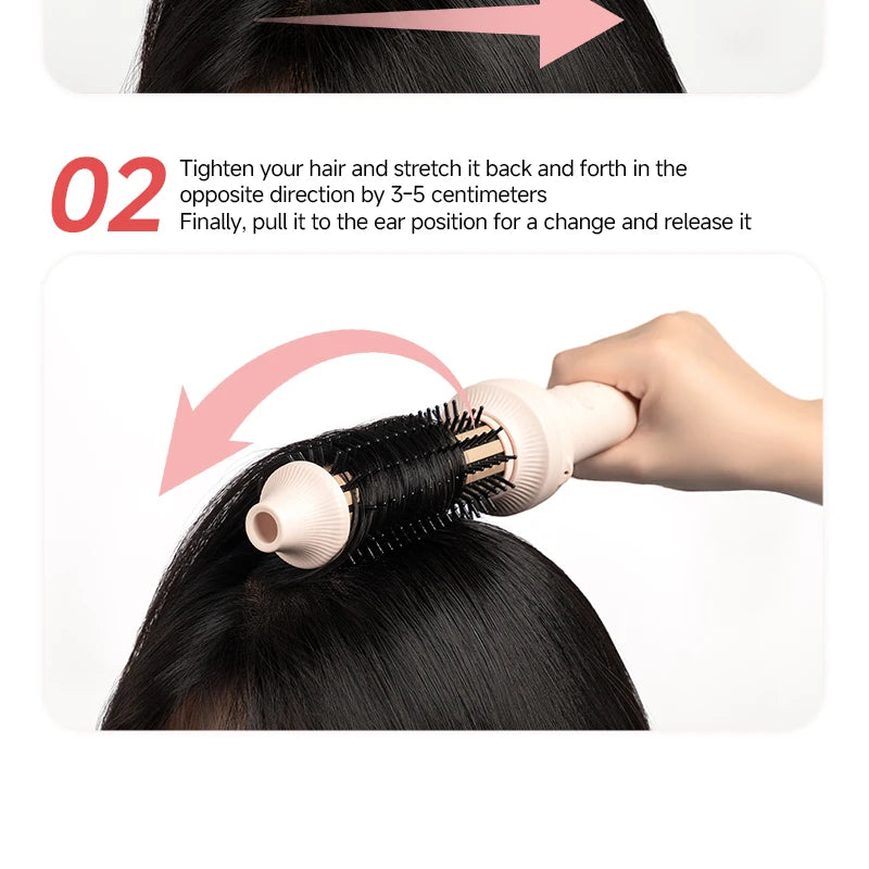Automatic Rotating Hair Curler – 32mm Ceramic Wave Curling Iron with Interchangeable Barrels