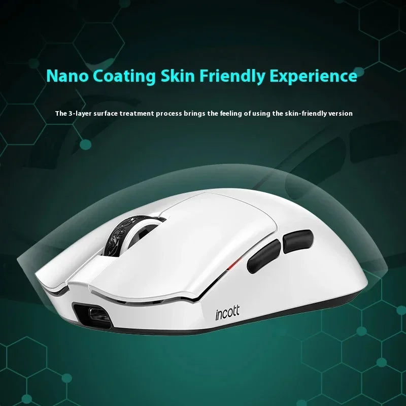 Three-Mode Wireless Gaming Mouse – PAW3950 Sensor, 8K Polling, Low Latency