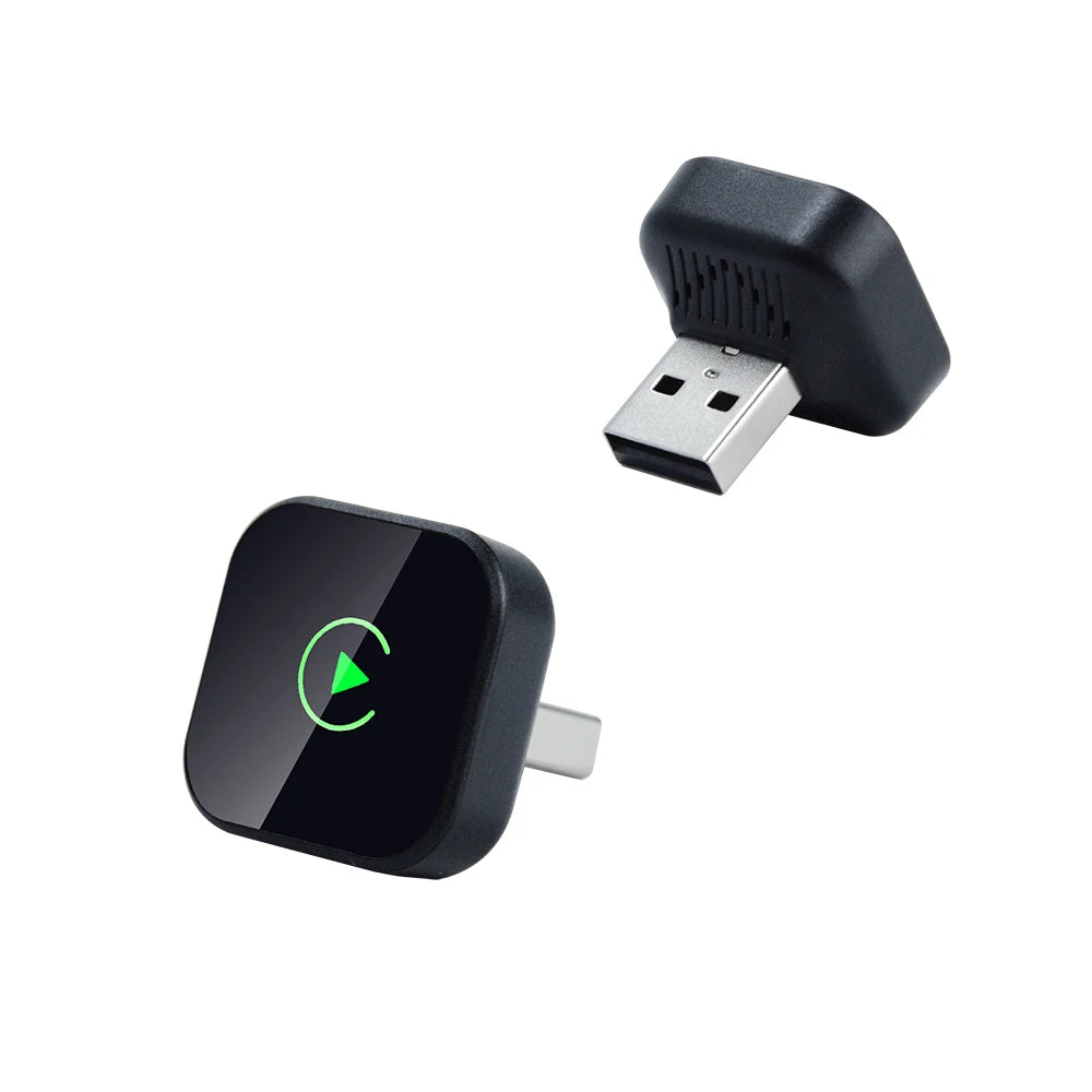 EKIY Wireless CarPlay & Android Auto Adapter – 2-in-1 Wired-to-Wireless USB Smart Dongle with OTA Updates