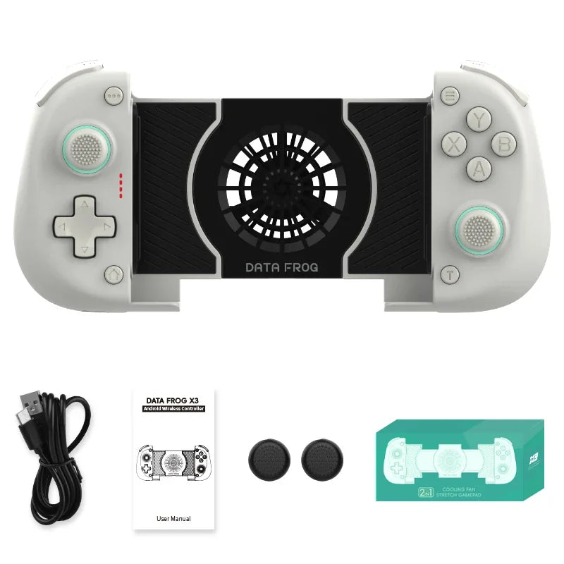 X3 Wireless Gaming Controller for Android – Hall Joystick Mobile Gamepad with Cooling