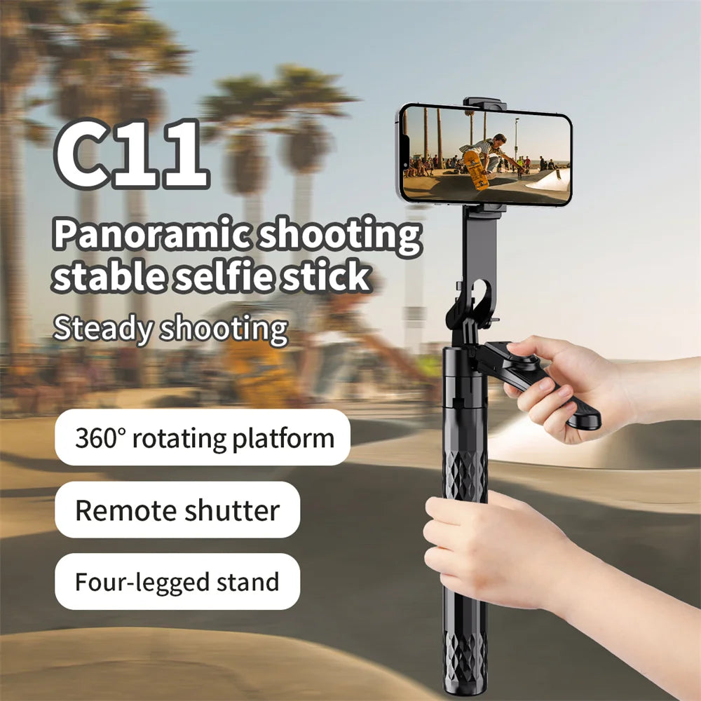 1.85m Bluetooth Selfie Stick with Tripod & Wireless Remote
