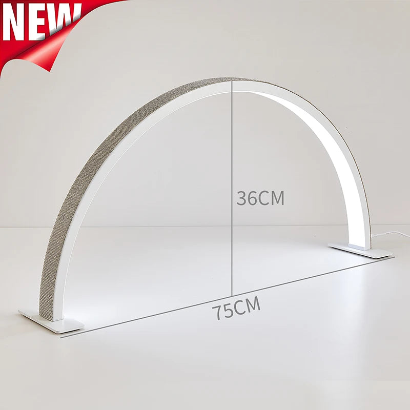 Half Moon LED Manicure Lamp 50W | Modern Nail Desk Light, Salon & Home
