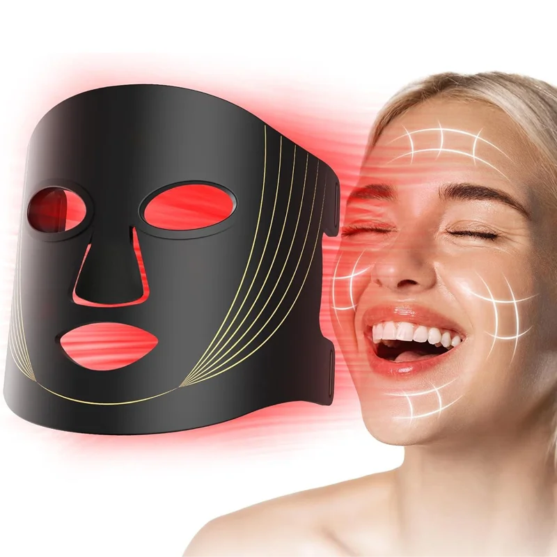 Yuwell Professional LED Silicone Face Mask – Wireless 7-Color Light Therapy