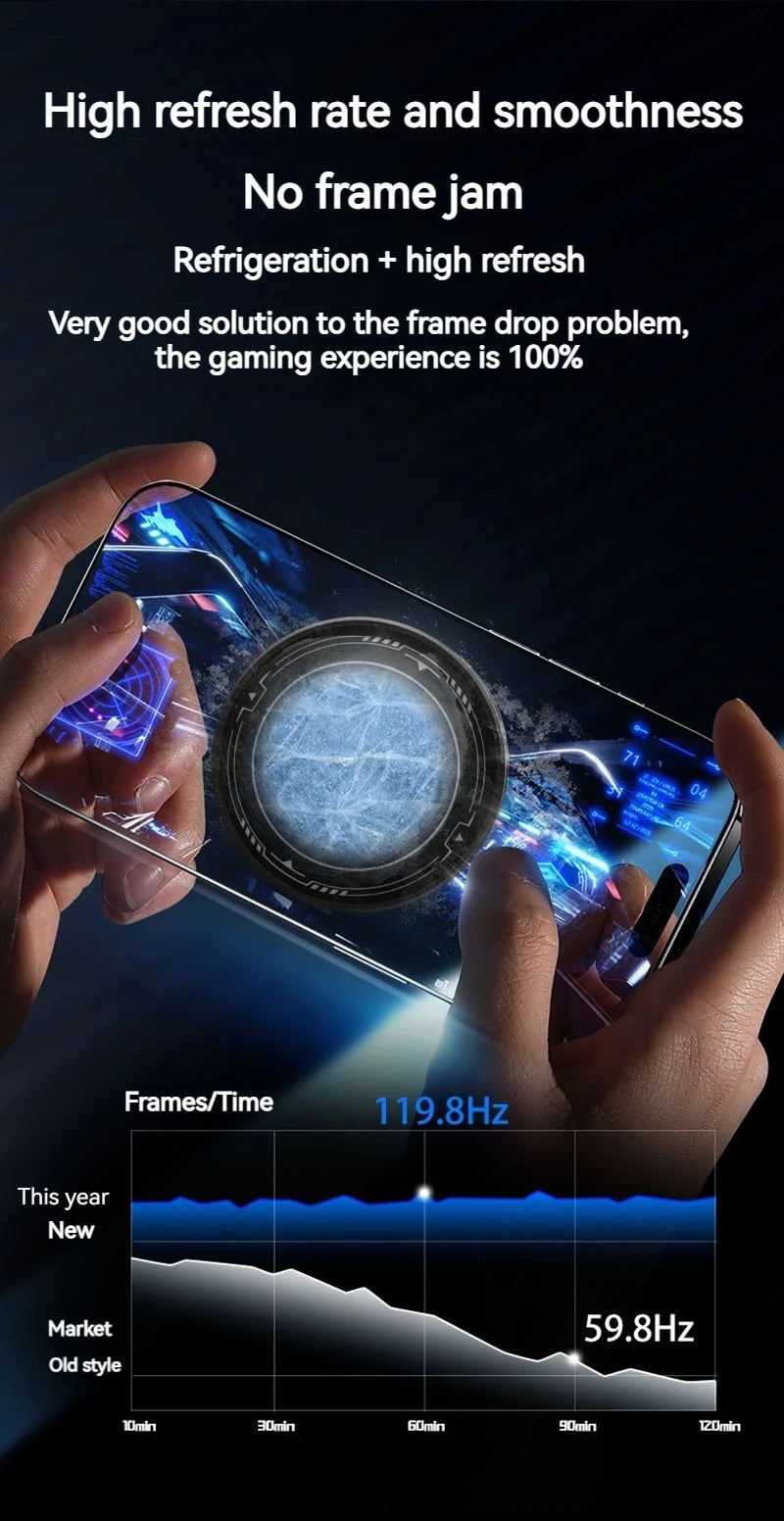 K20 Universal Magnetic Phone Cooler for Gaming | Digital Display