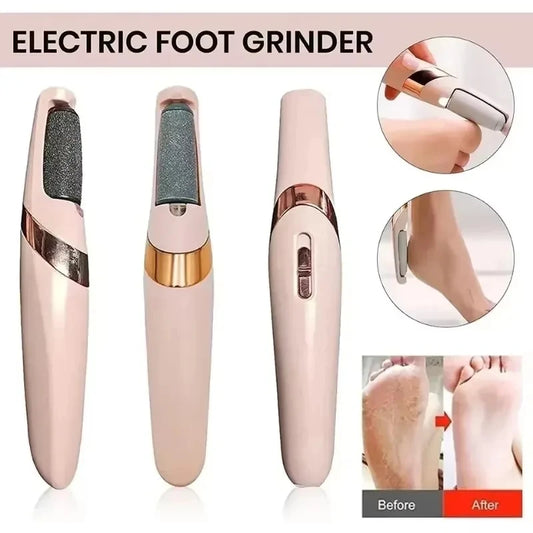 Electric Foot Grinder Pedicure Kit – Rechargeable Dead Skin & Heel Callus Remover
