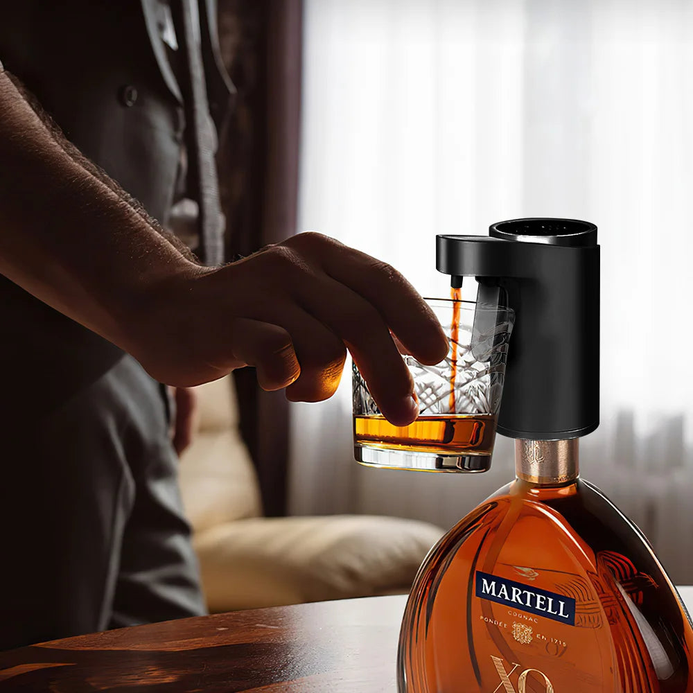 Smart Electric Wine Pump – Touch Control Rechargeable Wine Dispenser