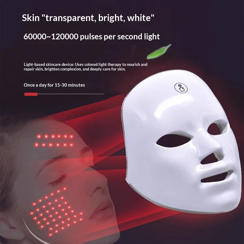 7-Color LED Light Therapy Face Mask – Lifting, Whitening & Anti-Wrinkle Care
