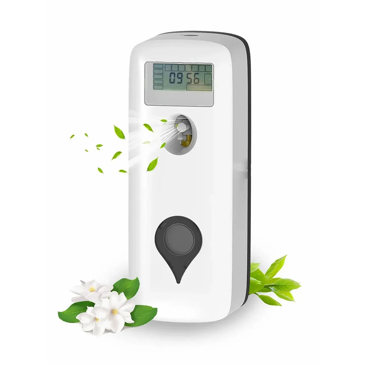 CDWK Automatic Liquid Air Freshener Dispenser – 300ml, No-Drill Wall Mount, LCD Timer