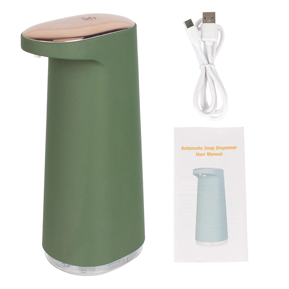 Automatic Touchless Foam Soap Dispenser 450ml – Infrared Sensor, USB-C Rechargeable, ABS Body