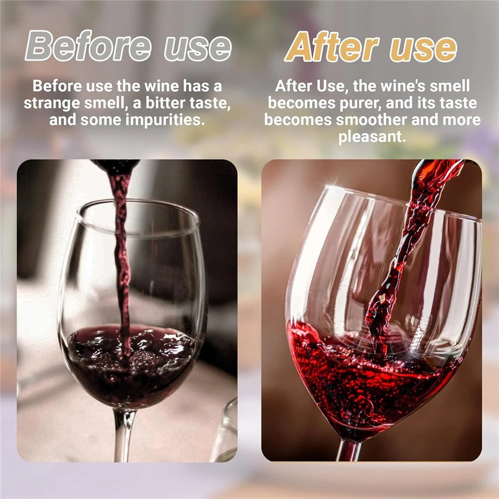 Electric Wine Decanter & Aerator – Instant USB Rechargeable Automatic Wine Pourer for Home Bar