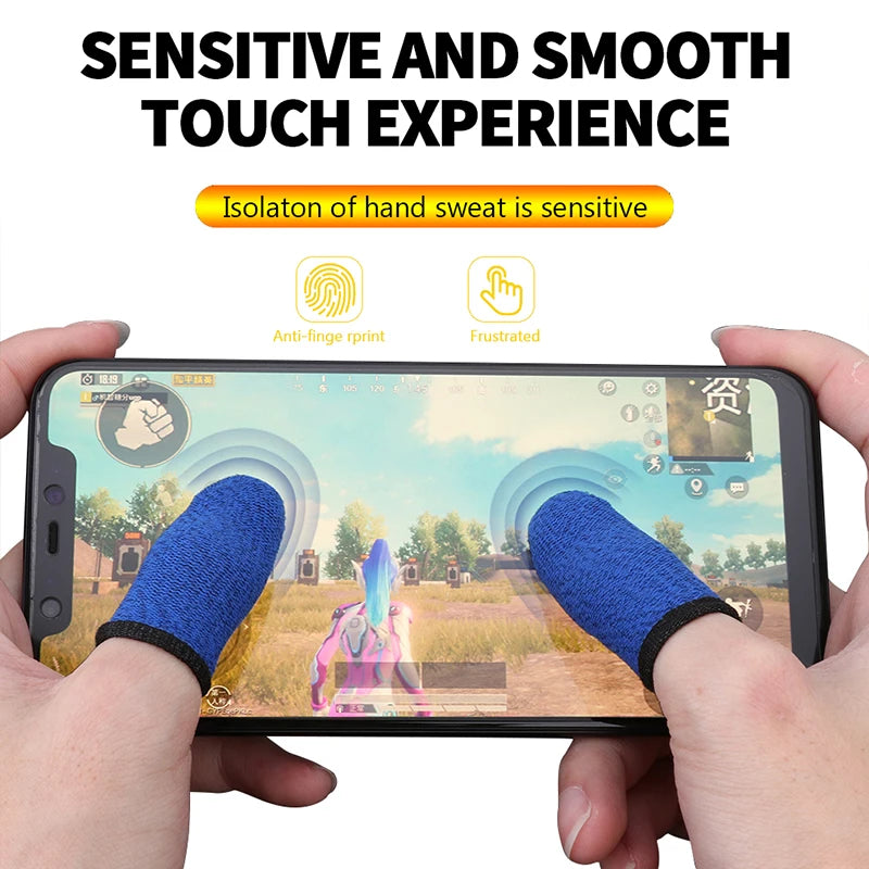 Mobile PUBG Gamepad – Sensitive Touch Controller with Gaming Finger Sleeves