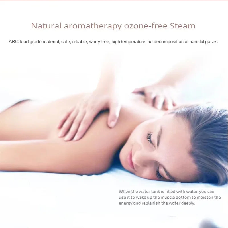 MIKO NICE Hot & Cold Ozone Facial Steamer – Portable Nano Ionic Face Sauna Moisturiser