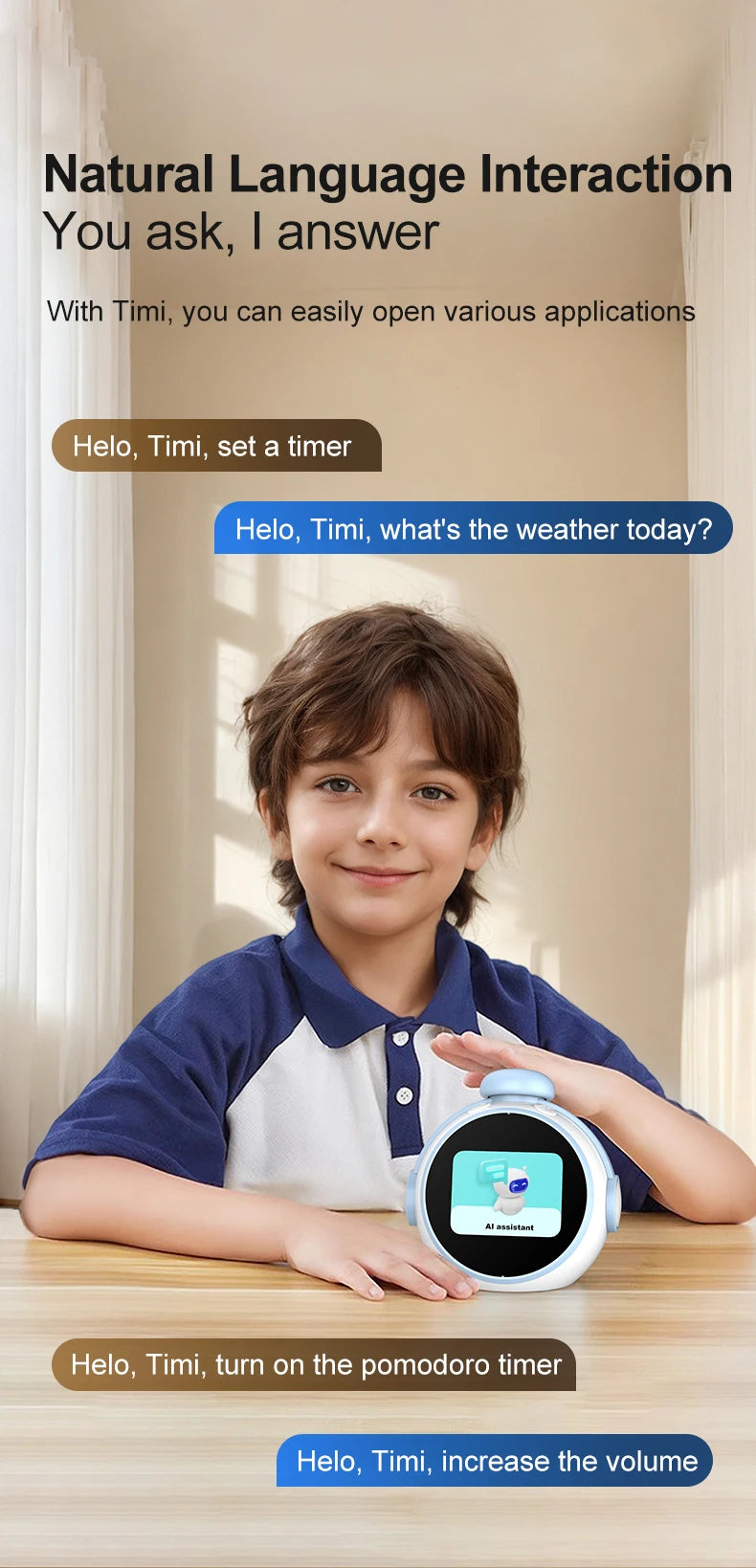 M8 AI Intelligent Robot – Smart Desktop Display Assistant