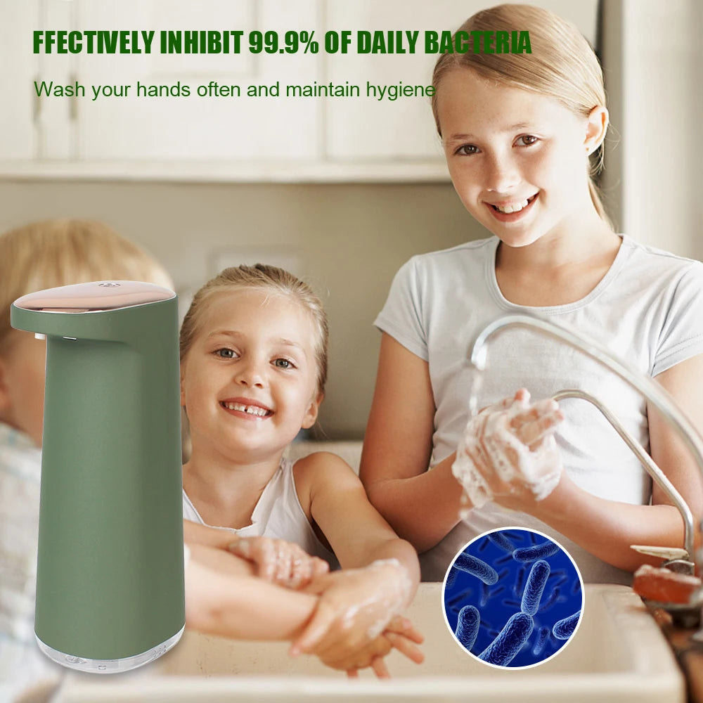 Automatic Touchless Foam Soap Dispenser 450ml – Infrared Sensor, USB-C Rechargeable, ABS Body