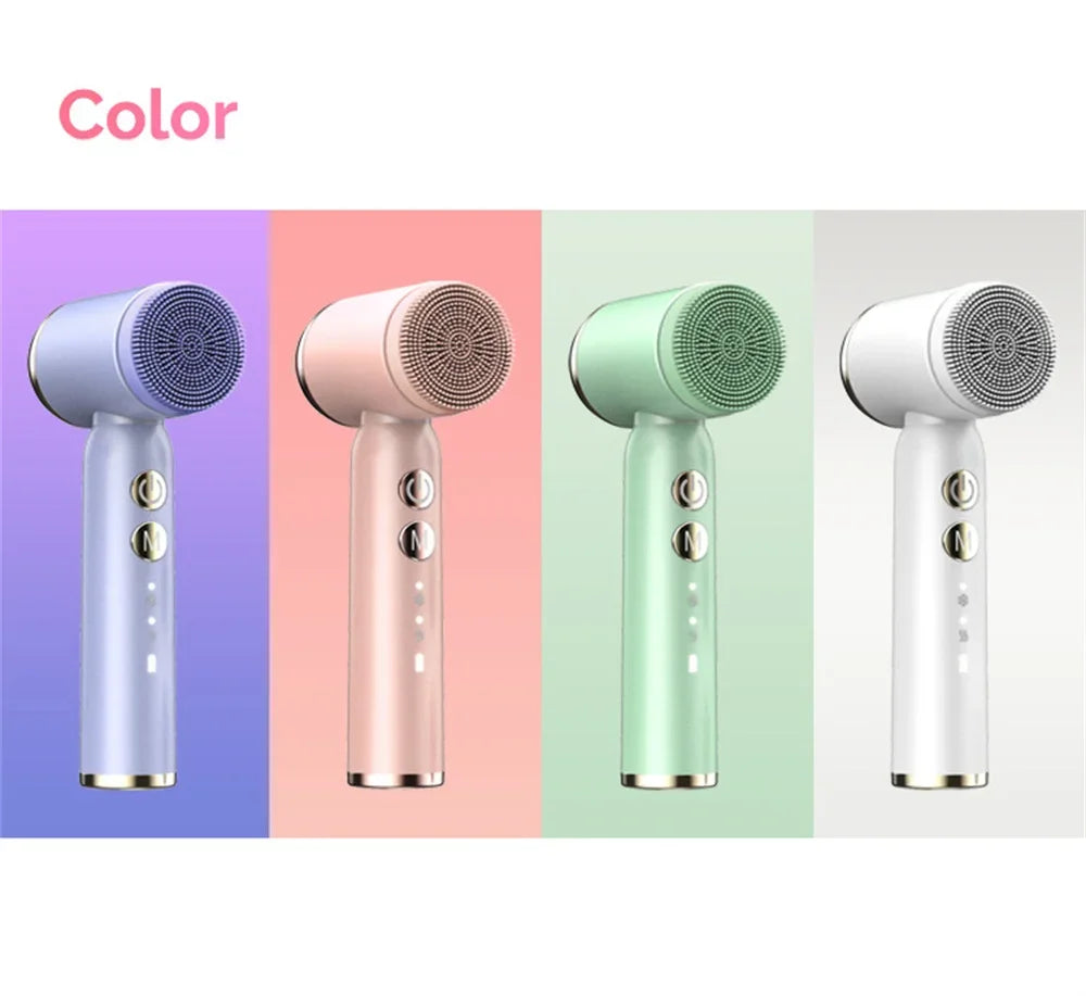 KEMOKO Rotating Facial Cleansing Machine – Ultrasonic Pore Cleaner Set