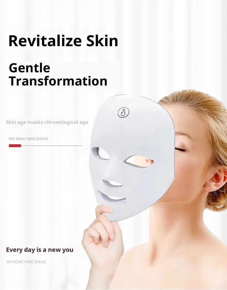 7-Color LED Light Therapy Face Mask – Lifting, Whitening & Anti-Wrinkle Care