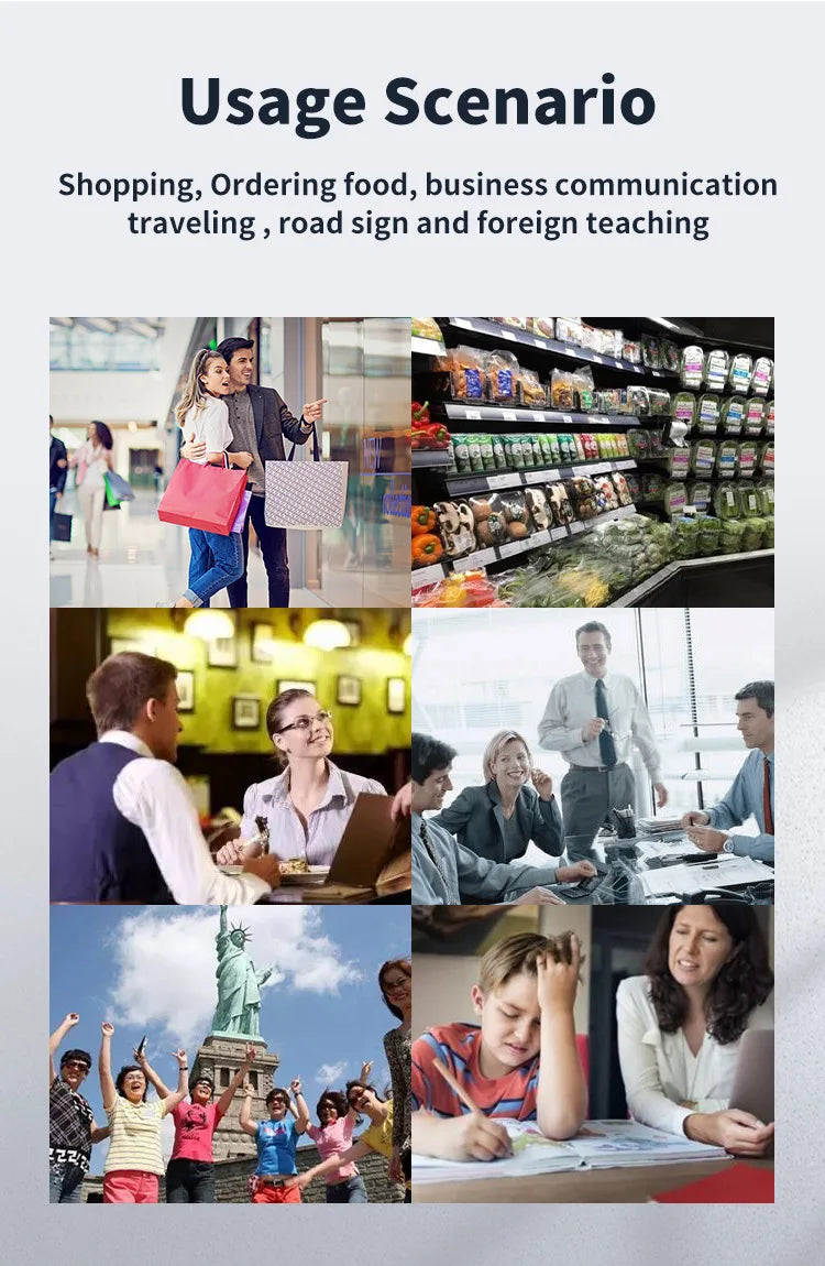 Smart Scanning Dictionary Pen with Display Screen – Portable Text Translator