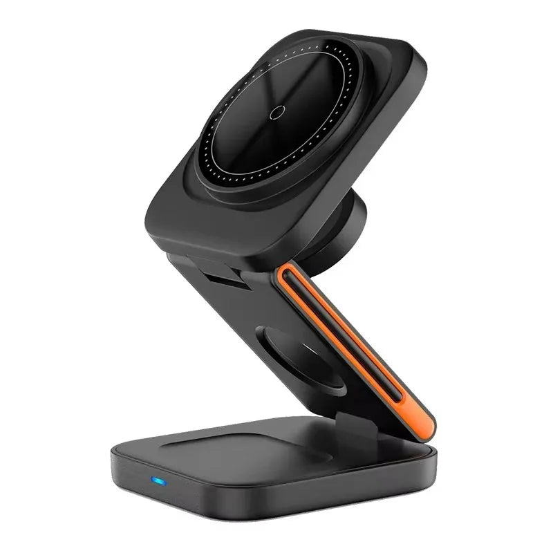 30W Magnetic Wireless Charger Stand – iPhone, Apple Watch & AirPods