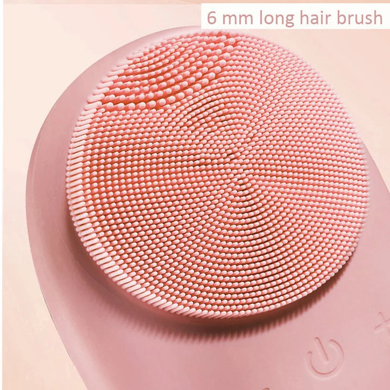 Sonic Facial Cleansing Brush – Deep Cleansing Silicone Face Scrubber