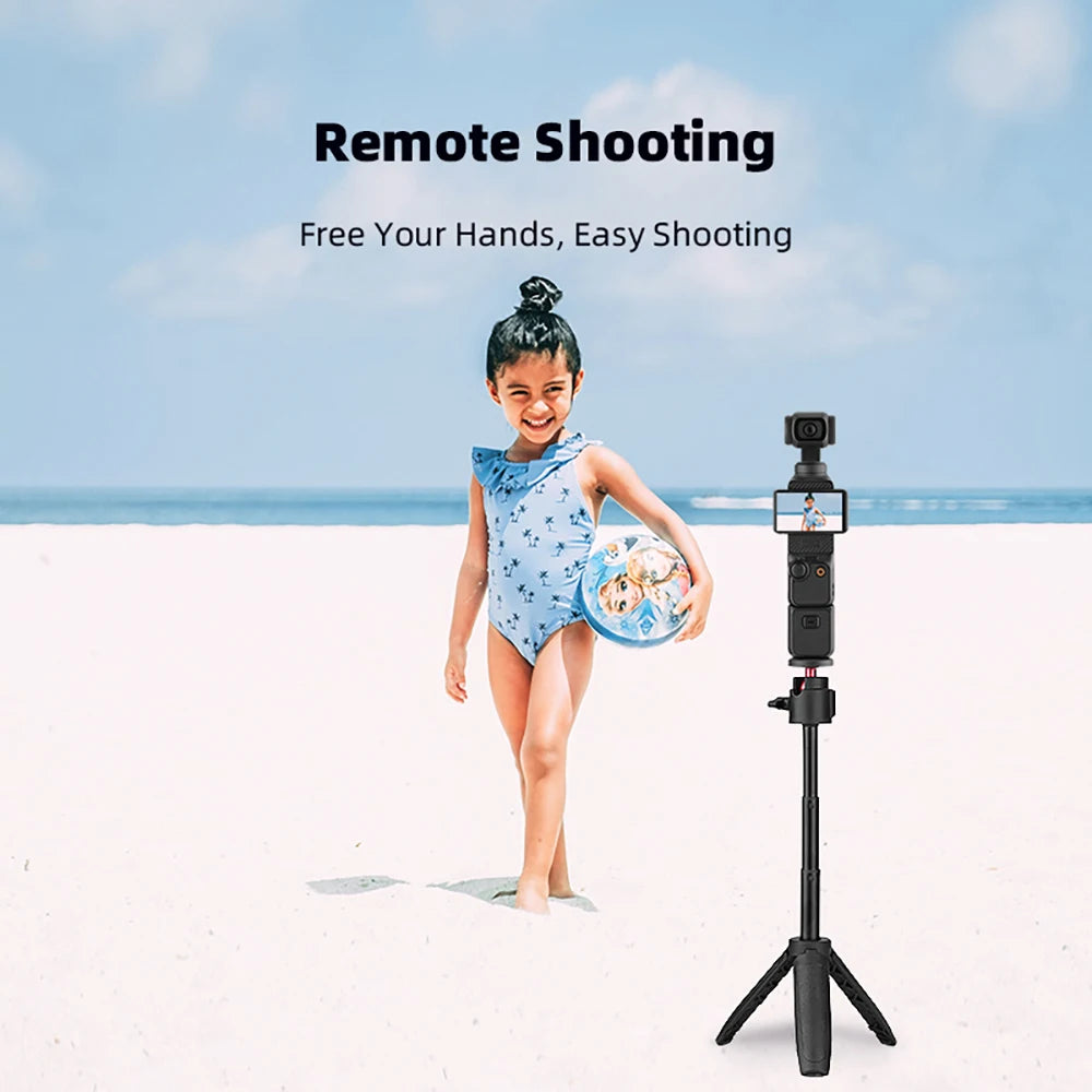 Extension Pole Tripod – Mini Lightweight Stand with 360° Ball Head