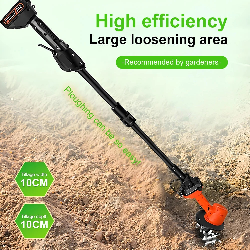 Electric Garden Tool Cordless Cultivator 21V or 24V Battery Random Supply Garden Equipment
