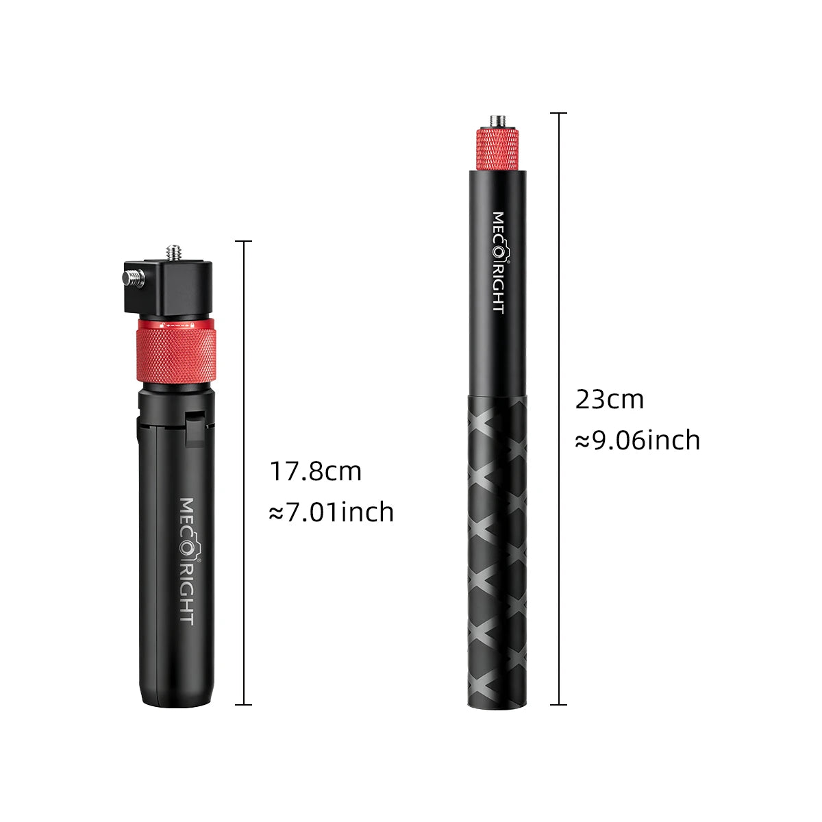 Multifunction Selfie Stick Handle Tripod Bundle for Action Cameras