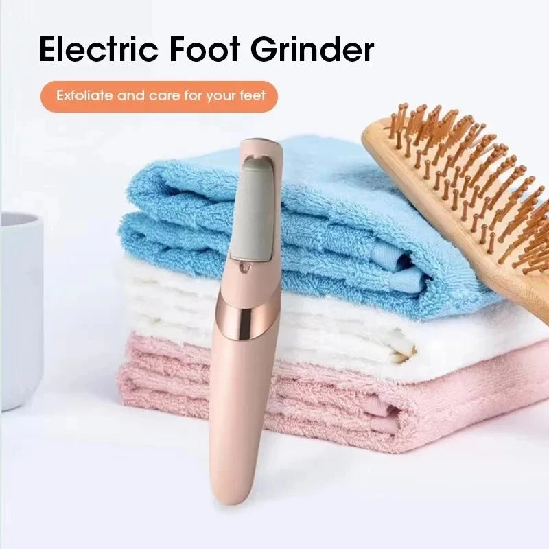 Electric Foot Grinder Pedicure Kit – Rechargeable Dead Skin & Heel Callus Remover