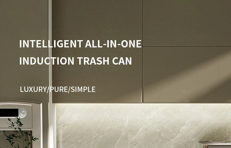 Large Smart Sensor Trash Can 20L / 35L / 40L – Touchless Automatic Garbage Bin for Kitchen